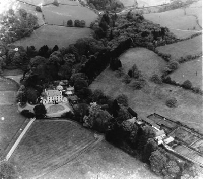 Plas Cilybebyll taken from Lancaster during World War II by Unknown